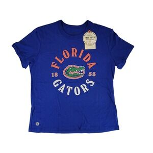 Fall Rush Florida Gators Womens T Shirt Royal Blue 1855 Crew Neck Short Sleeve M